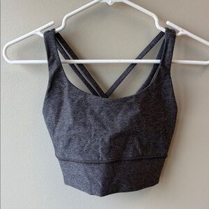 Lululemon Women's Gray Strappy Sports Bra